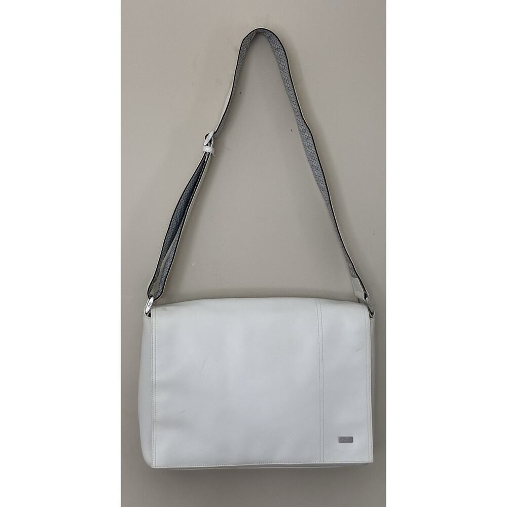 Skagen Eric Mens White Unisex messenger Bag Cross Body Denmark Travel Shoulder